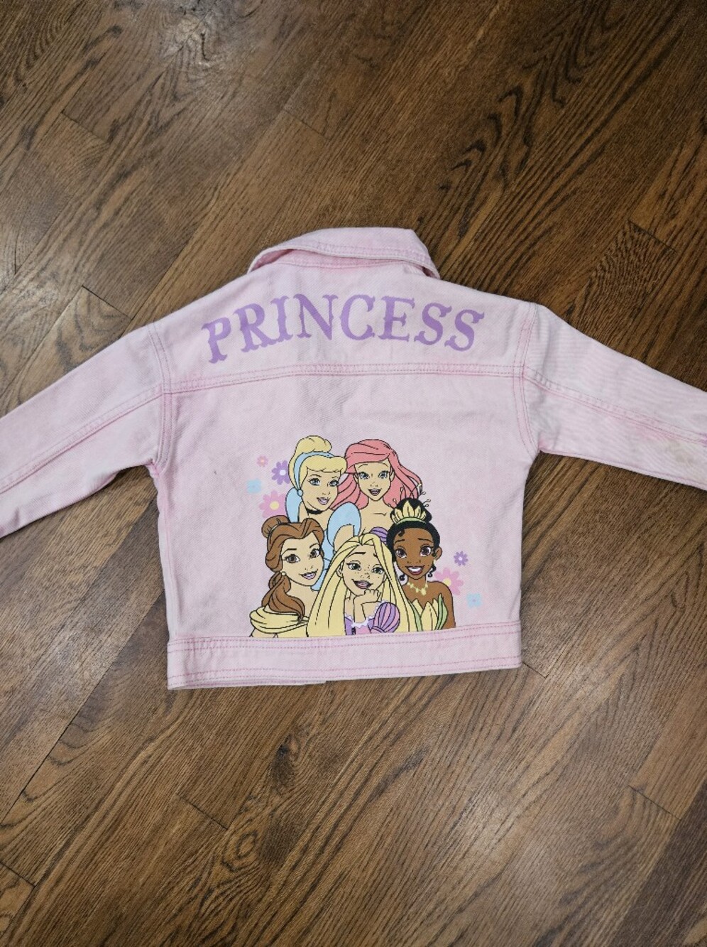 Disney Princess Toddler Pink Denim Jacket